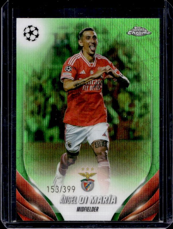 2023 Topps Chrome UEFA Club Competitions #53 Neon Green Wave Refractor /399