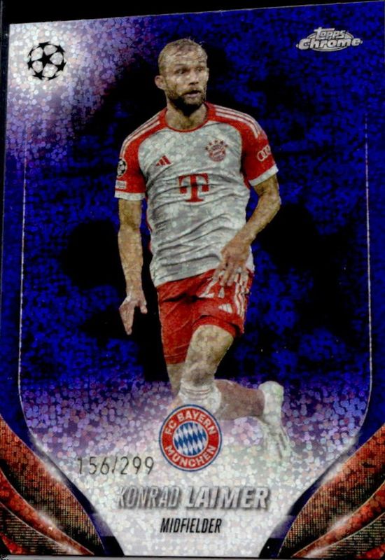 2023 Topps Chrome UEFA Club Competitions #35 Violet Speckle Refractor /299
