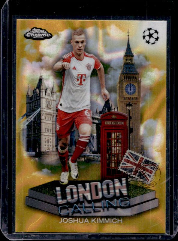 Joshua Kimmich 2023 Topps Chrome UEFA Club Competitions #LC-6 London Calling - Gold Lava RAW