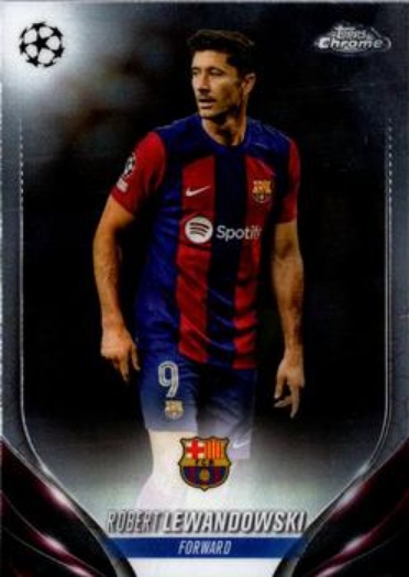 Robert Lewandowski 2023 Topps Chrome UEFA Club Competitions #11 Base ...