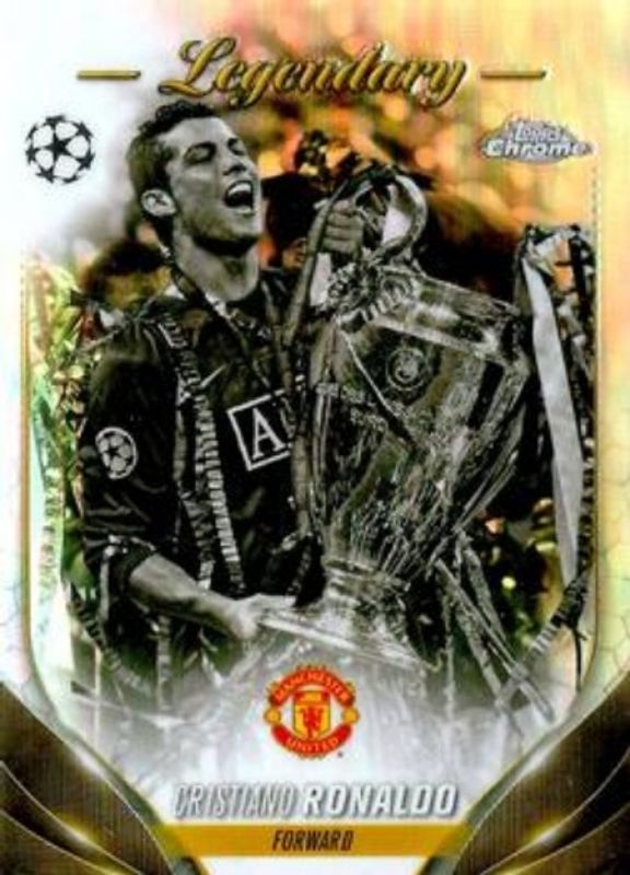 Cristiano Ronaldo 2023 Topps Chrome UEFA Club Competitions #115b Base RAW