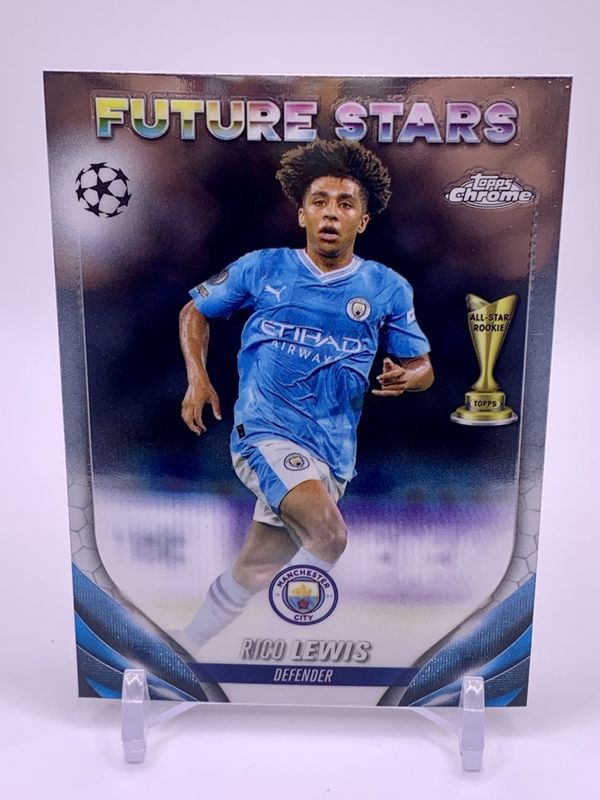 Rico Lewis 2023 Topps Chrome UEFA Club Competitions #105 Base RAW