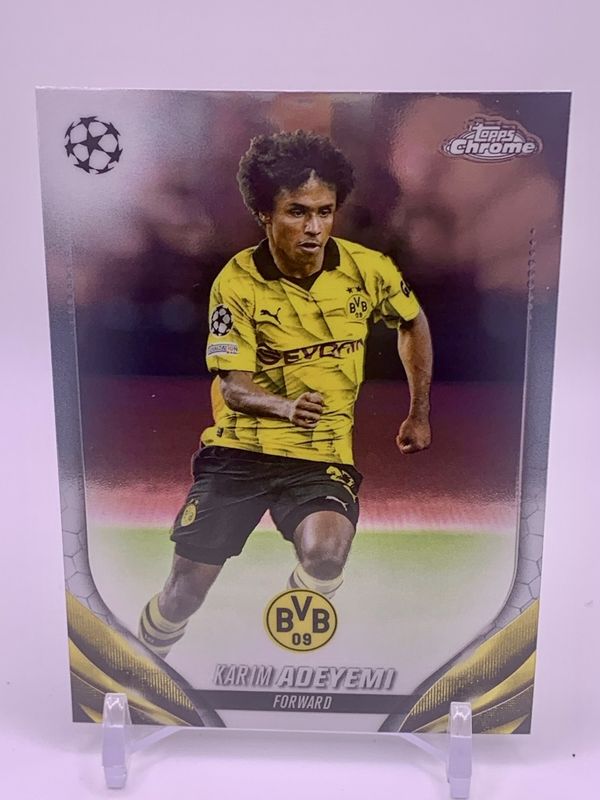 Karim Adeyemi 2023 Topps Chrome UEFA Club Competitions #73 Base RAW