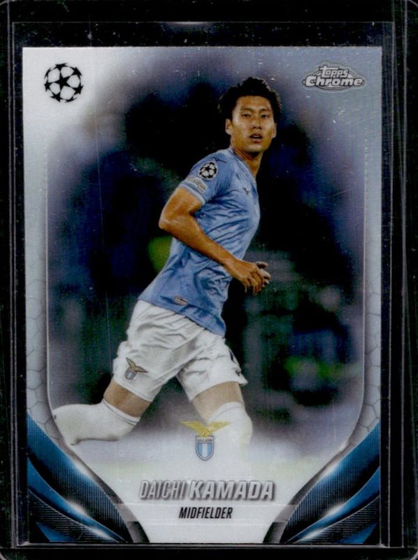 Daichi Kamada 2023 Topps Chrome UEFA Club Competitions #17 Refractor RAW