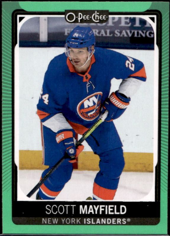 2021 O-Pee-Chee #386 Neon Green Border /50