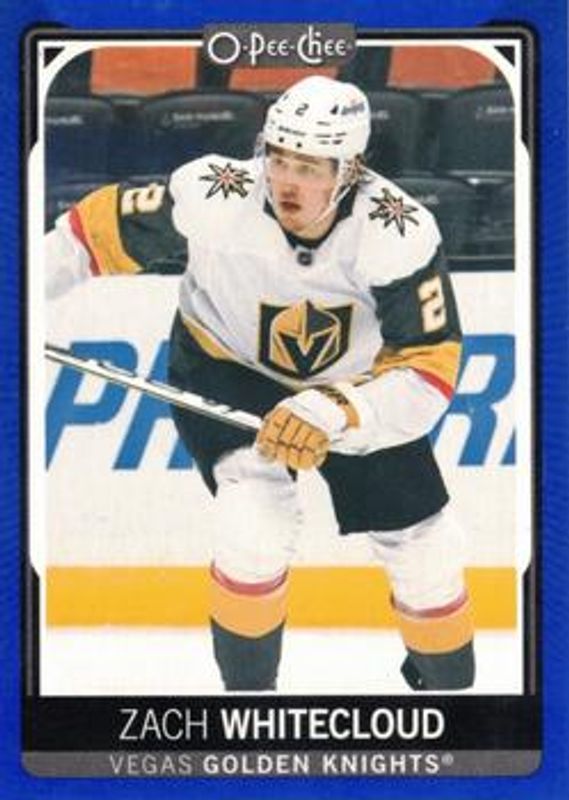 Zach Whitecloud 2021 O-Pee-Chee #320 Blue Border RAW
