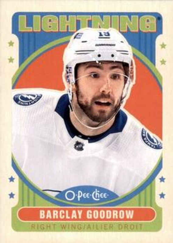 Barclay Goodrow 2021 O-Pee-Chee #497 Retro RAW