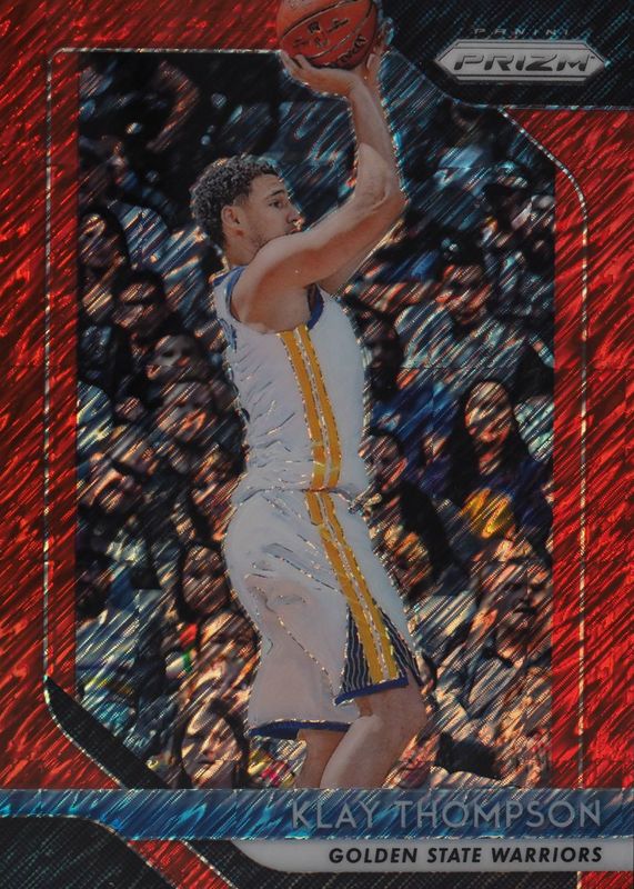 Klay Thompson 2018 Prizm #242 FOTL Red Shimmer /7 PSA 10