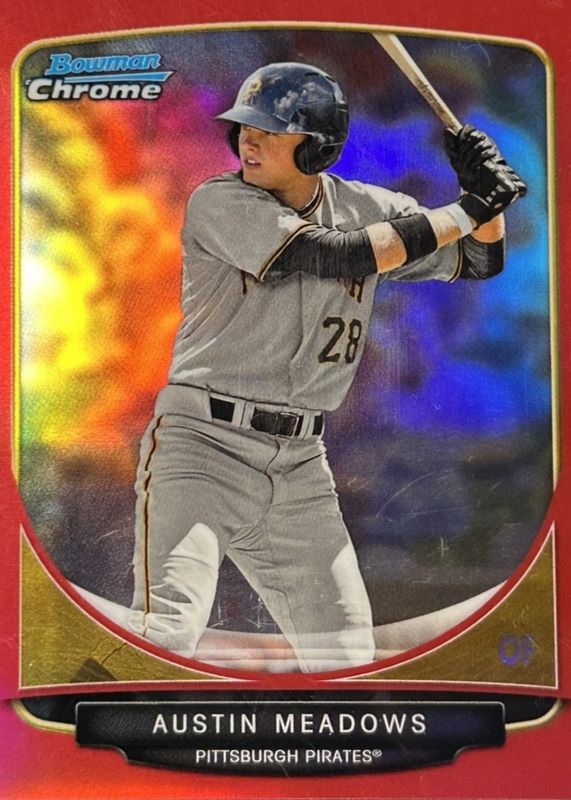 2013 Bowman Draft #BDPP5 Chrome Draft Picks - Red Refractor /5