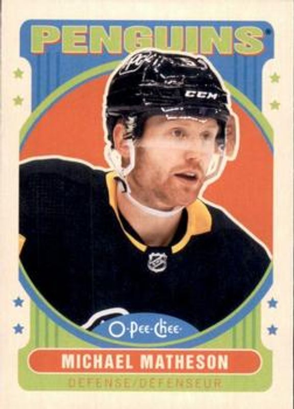 Michael Matheson 2021 O-Pee-Chee #440 Retro RAW