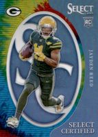 Jayden Reed 2023 Select #CRO-JRE Select Certified Rookies - Tie