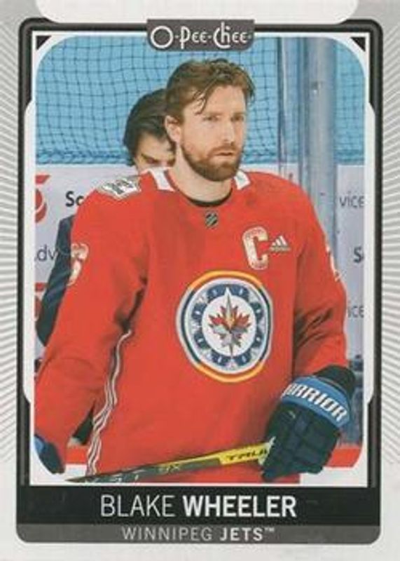 Blake Wheeler 2021 O-Pee-Chee #454b Base RAW