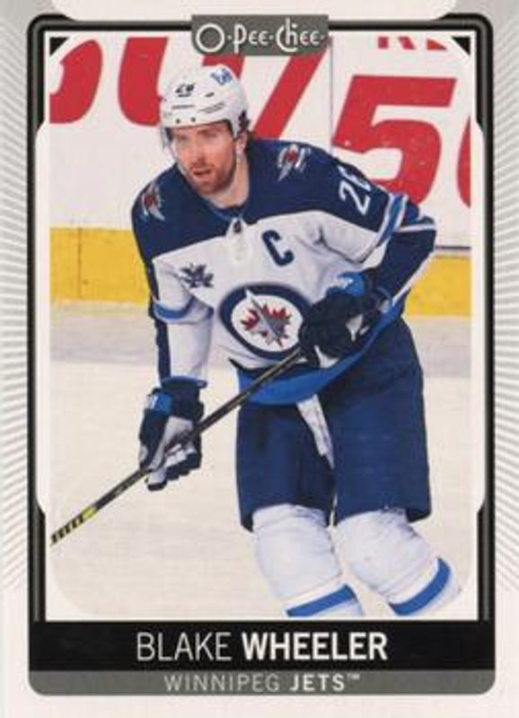 Blake Wheeler 2021 O-Pee-Chee #454 Base RAW