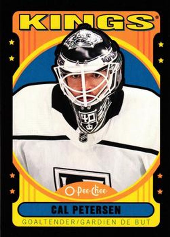 Cal Petersen 2021 O-Pee-Chee #292 Retro Black Border /100 RAW