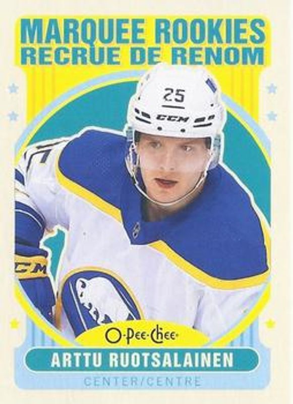 Arttu Ruotsalainen 2021 O-Pee-Chee #521 Retro Rookie RAW