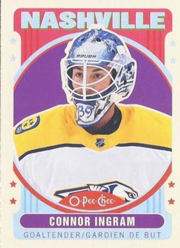 Connor Ingram 2021 O-Pee-Chee Retro Blank Back RAW