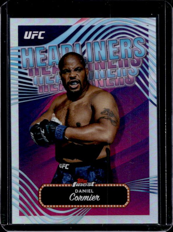 Daniel Cormier 2024 Topps Finest UFC #HDL-22 Headliners - Refractor RAW