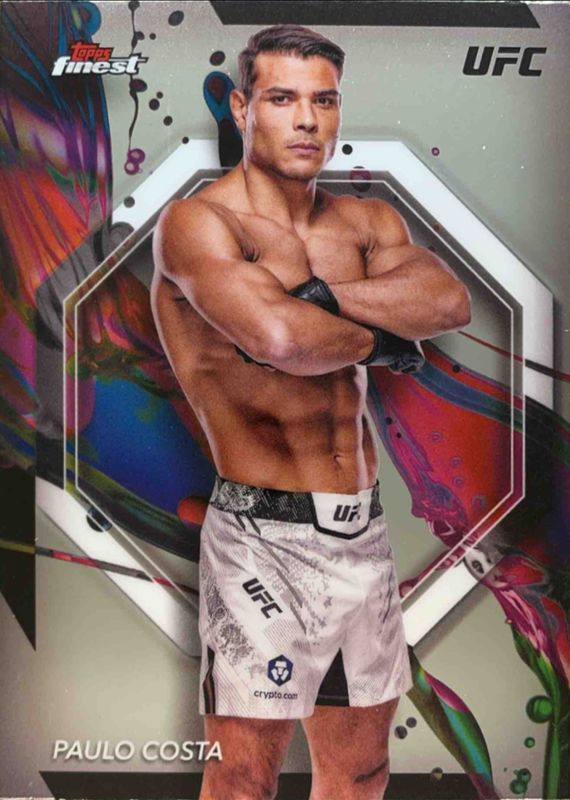 Paulo Costa 2024 Topps Finest UFC #4 Base RAW