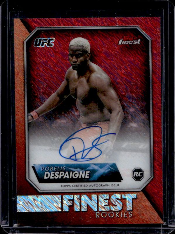 2024 Topps Finest UFC #RFA-RD Rookie Finest Autographs - Red Shimmer Refractor