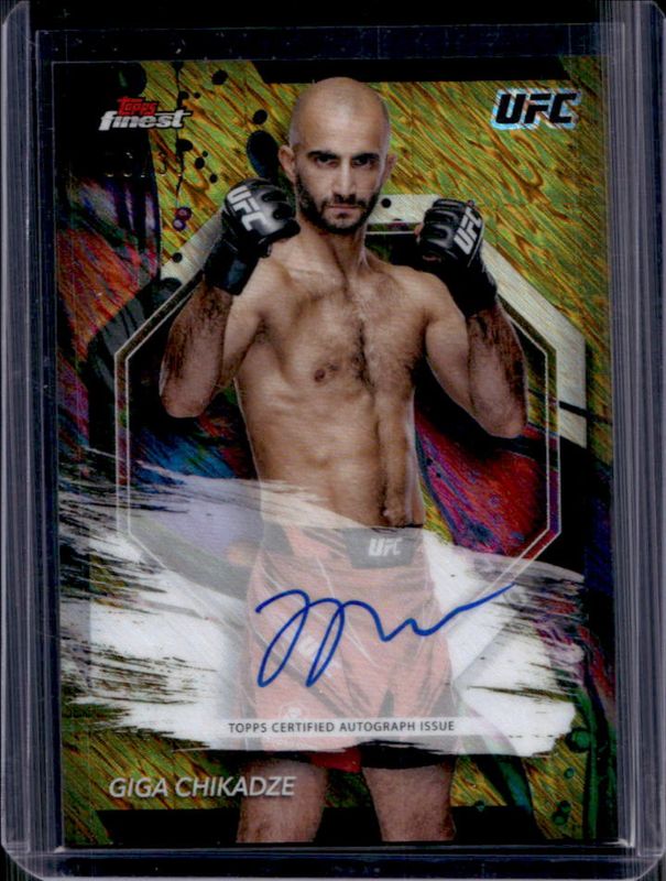 2024 Topps Finest UFC #FA-GCE Finest Autographs - Gold Shimmer Refractor /39
