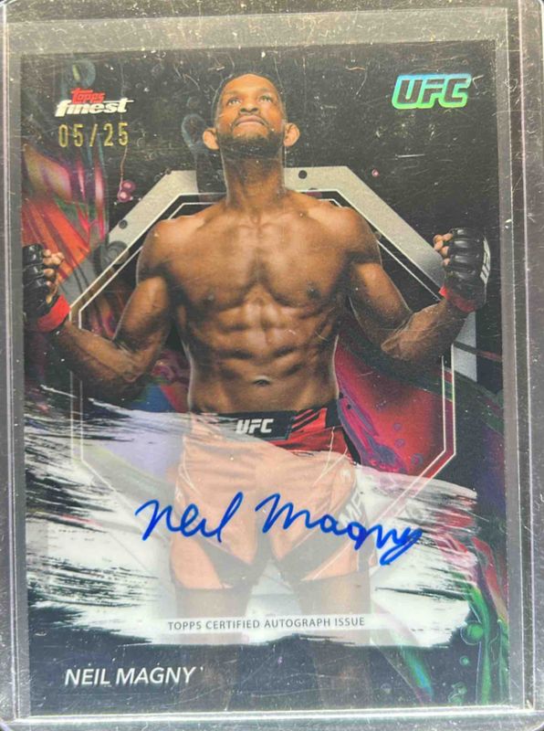 2024 Topps Finest UFC #FA-NGY Finest Autographs - Black Refractor /25
