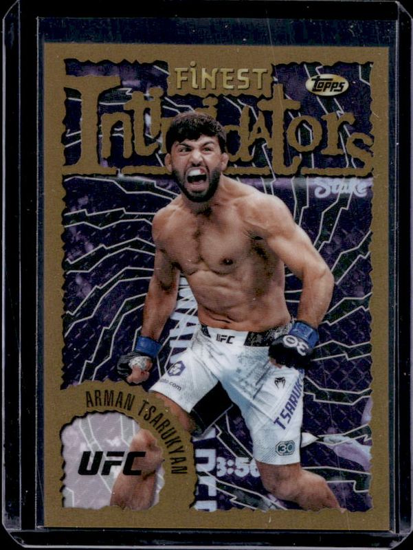Arman Tsarukyan 2024 Topps Finest UFC #INT-13 Intimidators - Refractor RAW