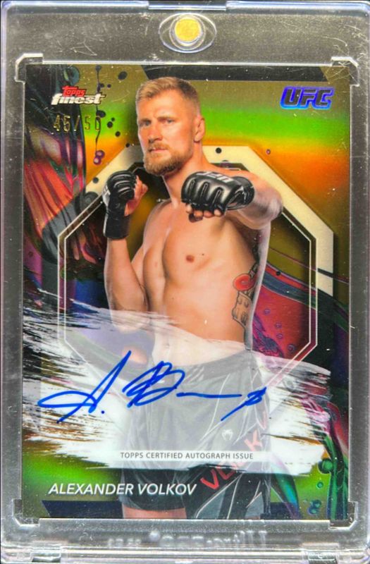 2024 Topps Finest UFC #FA-AVV Finest Autographs - Gold Refractor /50