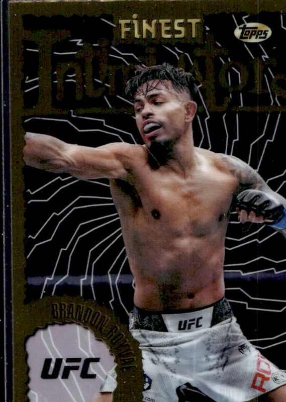 Brandon Royval 2024 Topps Finest UFC #INT-30 Intimidators RAW