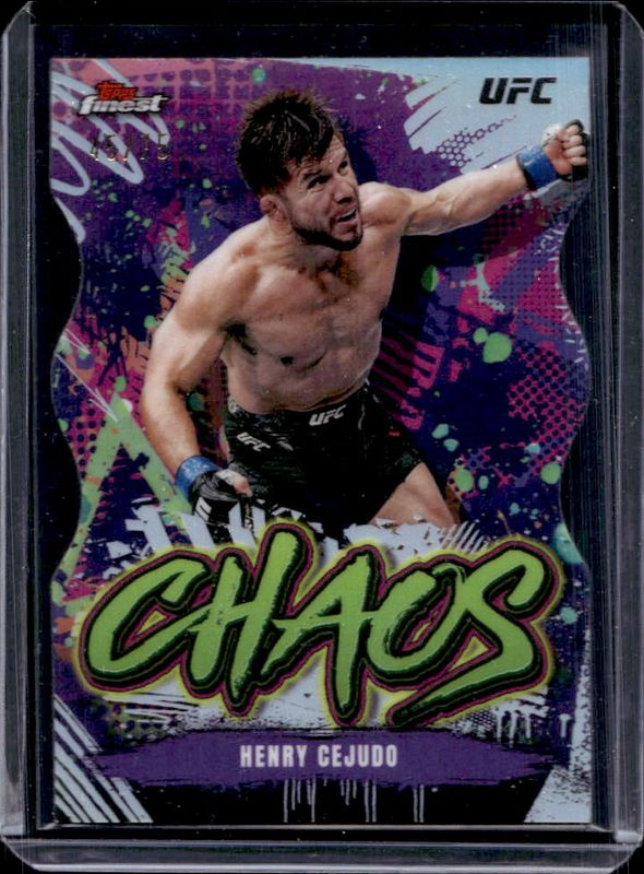 2024 Topps Finest UFC #CHA-10 Chaos - Refractor