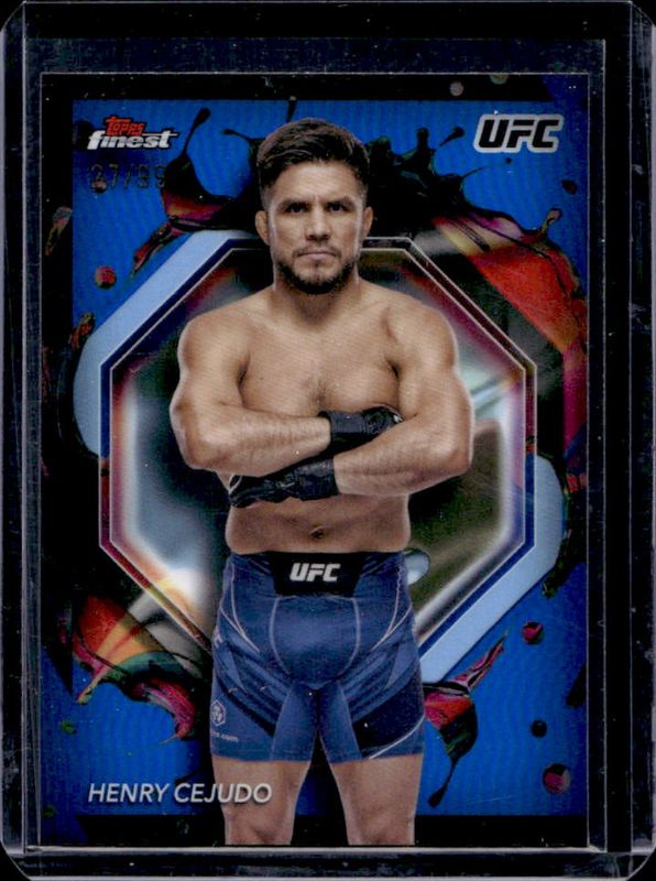 2024 Topps Finest UFC #290 Blue Refractor