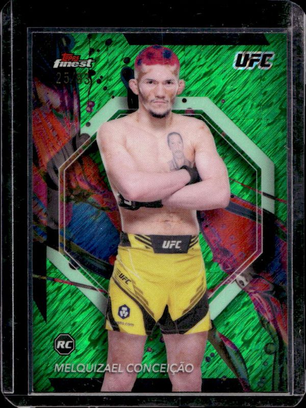 2024 Topps Finest UFC #34 Green Shimmer /93