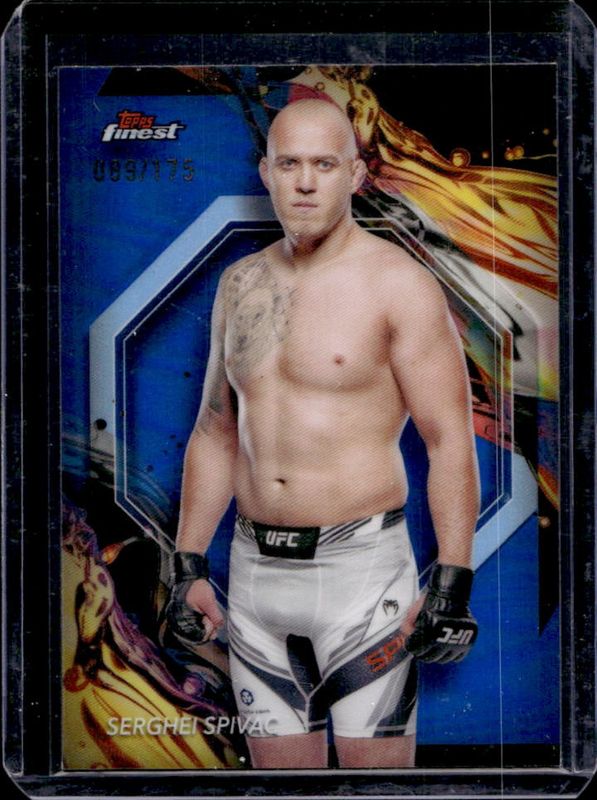 2024 Topps Finest UFC #170 Blue Refractor