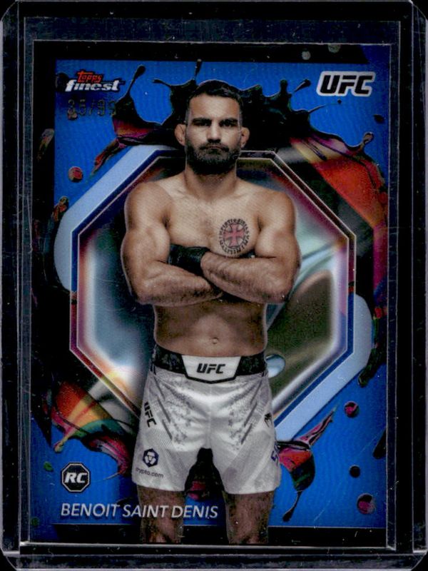 2024 Topps Finest UFC #243 Blue Refractor