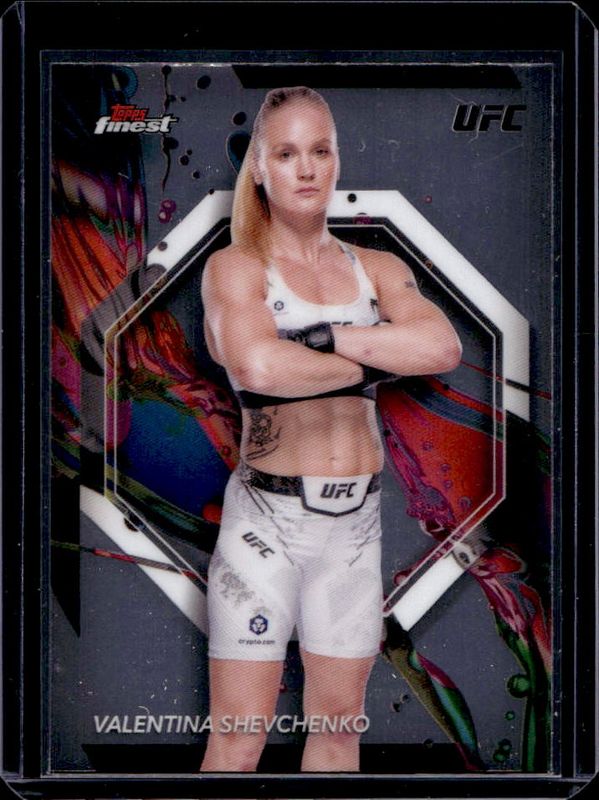 Valentina Shevchenko 2024 Topps Finest UFC #65 Base RAW