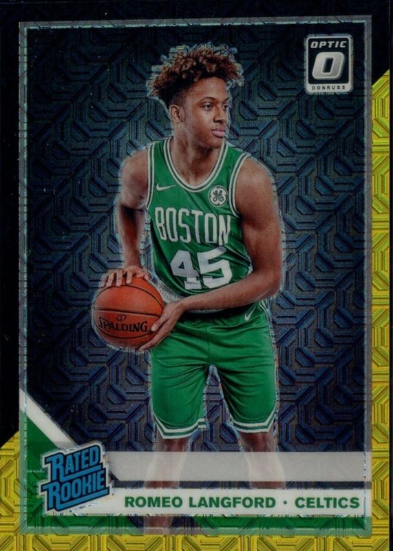 2019 Optic #182 Choice Black & Gold /8