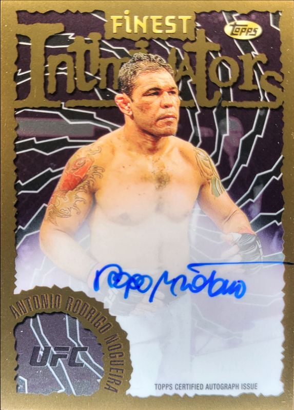 Antonio Rodrigo Nogueira 2024 Topps Finest UFC #IA-ARN Intimidators Autographs RAW