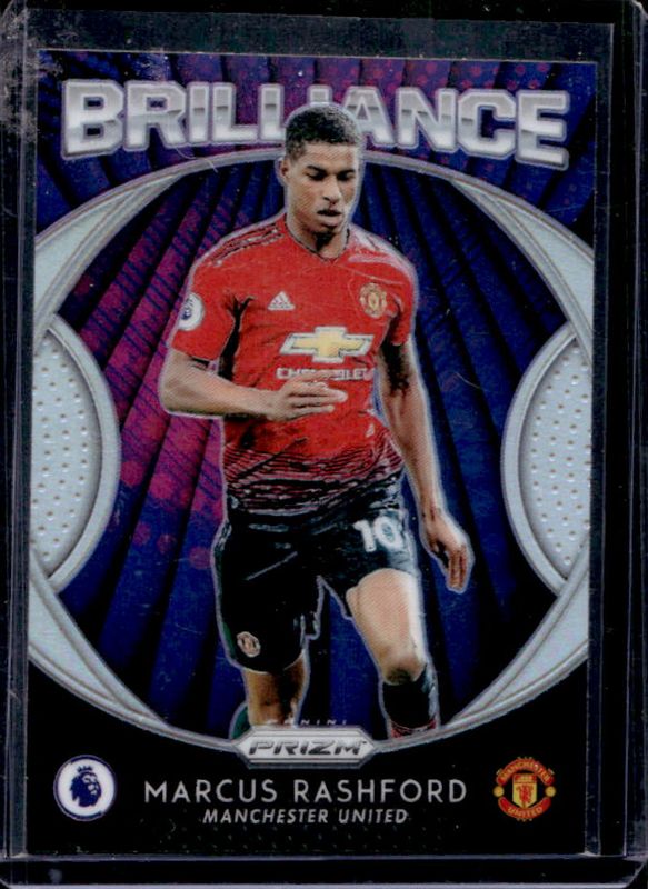 Marcus Rashford 2019 Prizm Premier League #B-17 Brilliance RAW
