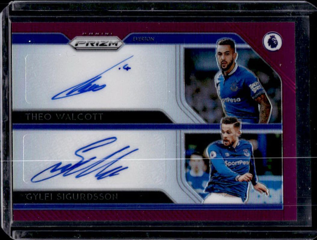 2019 Prizm Premier League #DS-EVE Dual Signatures - Purple /7