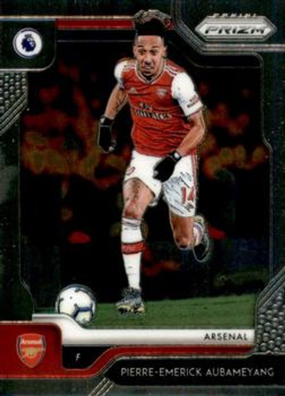 Pierre-Emerick Aubameyang 2019 Prizm Premier League #134 Base RAW