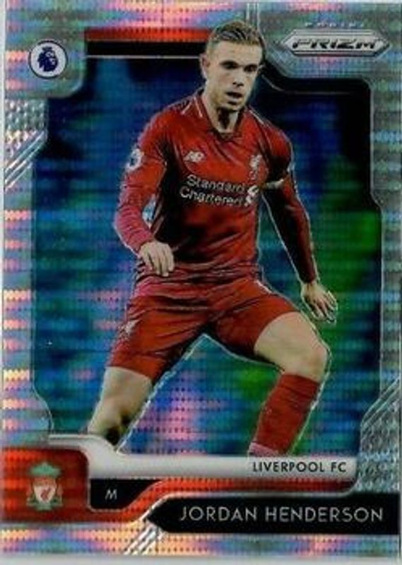 Jordan Henderson 2019 Prizm Premier League #97 Hyper RAW