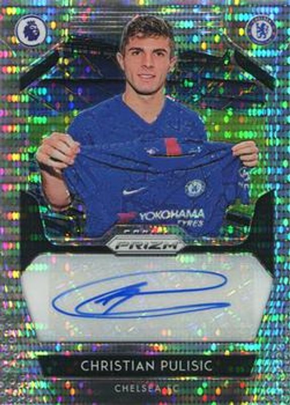 Christian Pulisic 2019 Prizm Premier League #S-CP Signatures - Breakaway /25 RAW