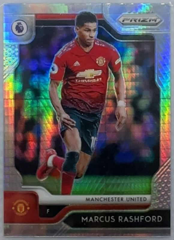 Marcus Rashford 2019 Prizm Premier League #65 Hyper RAW