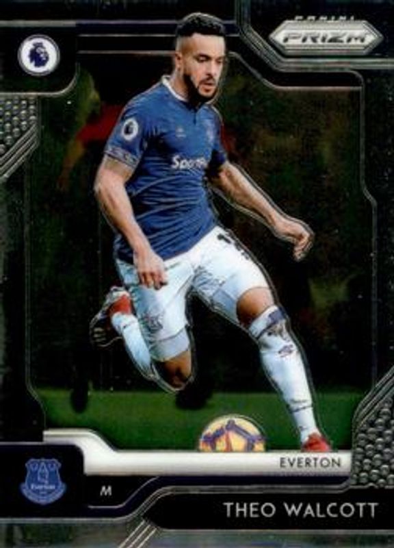 Theo Walcott 2019 Prizm Premier League #46 Base RAW