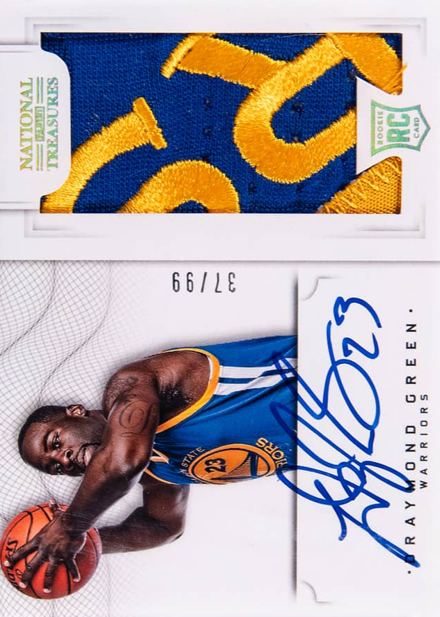 Draymond Green 2012 National Treasures #156 Rookie Patch Auto /99 