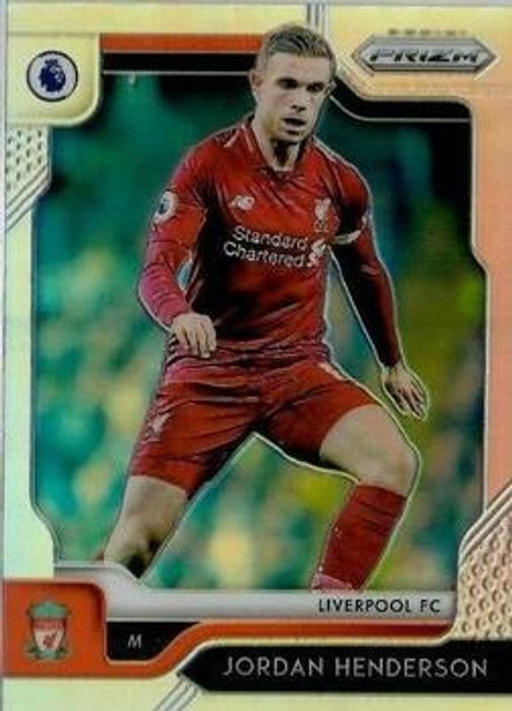 Jordan Henderson 2019 Prizm Premier League #97 Silver RAW
