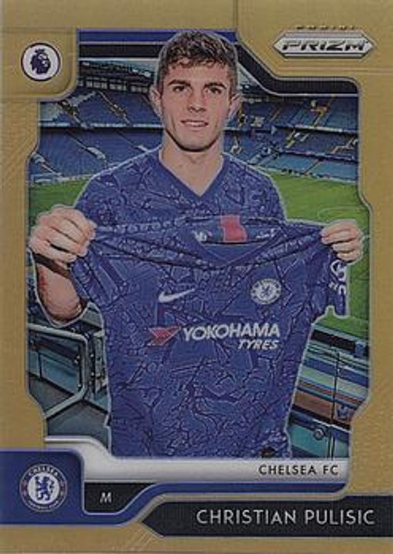 Christian Pulisic 2019 Prizm Premier League #30 Orange /25 RAW