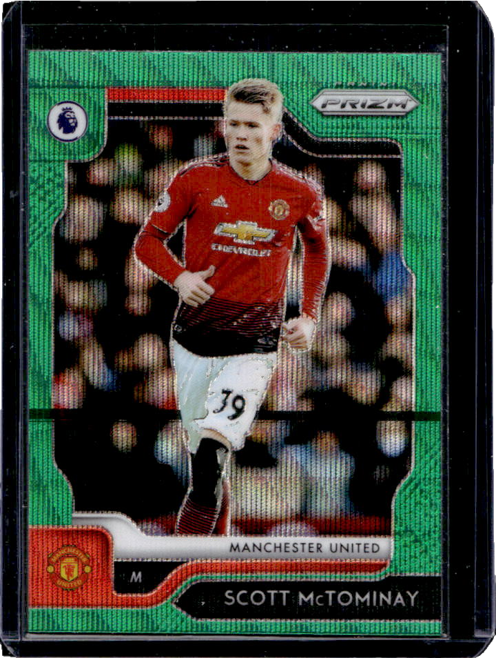 Scott McTominay 2019 Prizm Premier League #61 Green Wave Price Guide ...