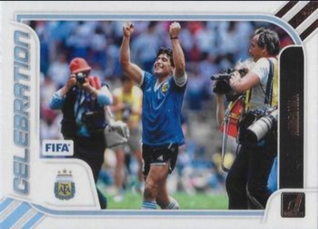 Diego Maradona 2023 Donruss #11 Celebration RAW