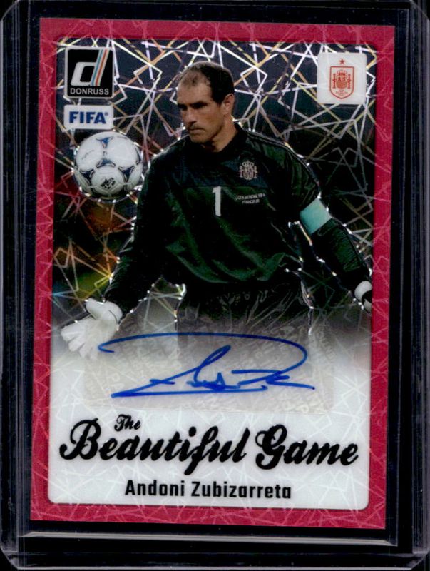2023 Donruss #BG-AZ The Beautiful Game Autographs - Pink Velocity