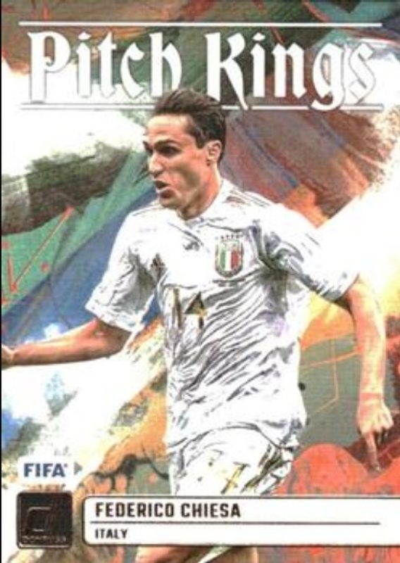 Federico Chiesa 2023 Donruss #22 Pitch Kings RAW